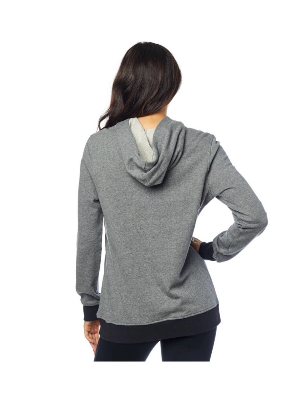 Fox Racing Women’s Retro Pullover Hoodie Heather Gray Graphic Motorcycle Medium - Picture 2 of 9